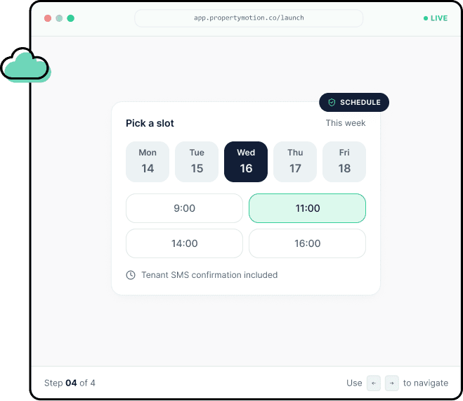 Scheduling workflow preview